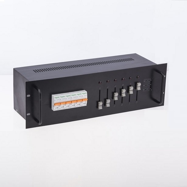 6X3000W Sürgülü Rack Tipi Dimmer