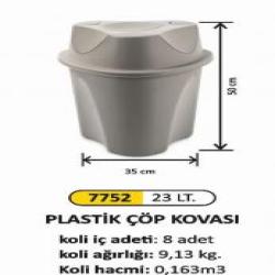 Arı Metal Çöp Kovası- Plasti̇k  Twi̇st 23 Li̇tre