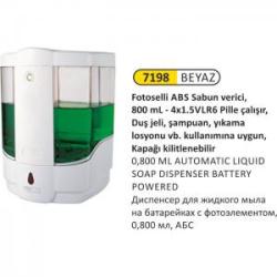 Arı Metal Sıvı Sabunluk- Fotoselli̇ Abs 0,800 Ml Pi̇lli̇